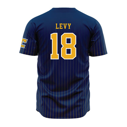 UTC - NCAA Men's Basketball : Yonatan Levy - Blue Jersey-1