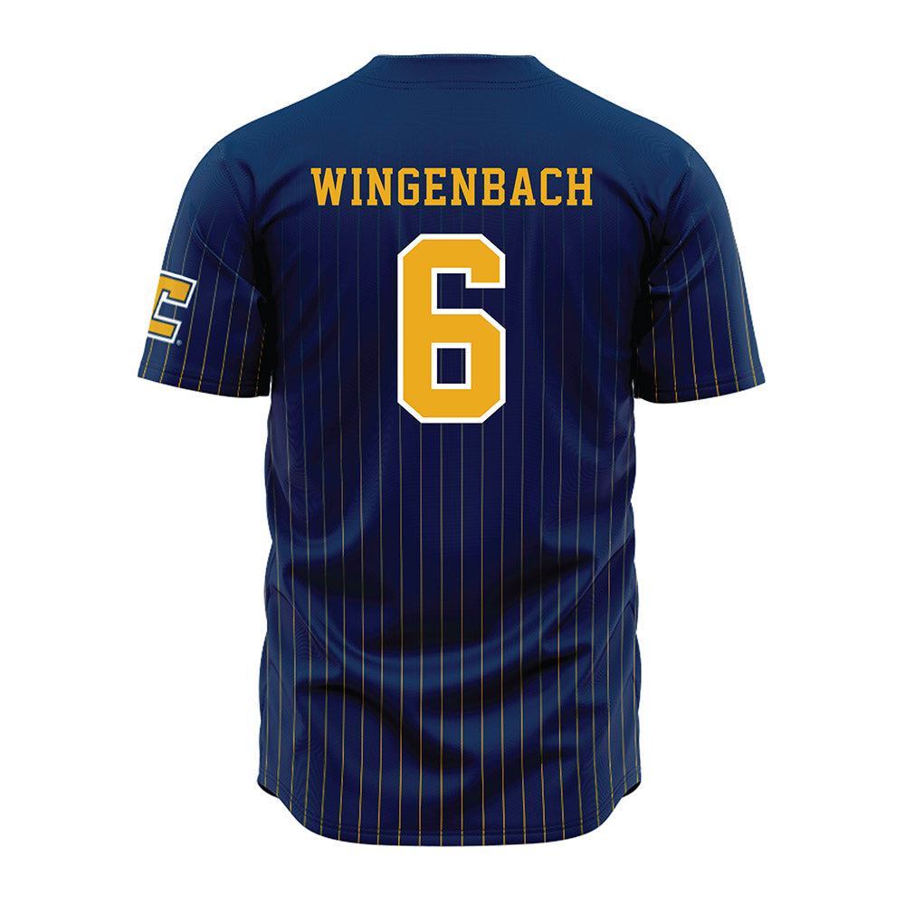 UTC - NCAA Women's Volleyball : Delaney Wingenbach - Blue Jersey-1