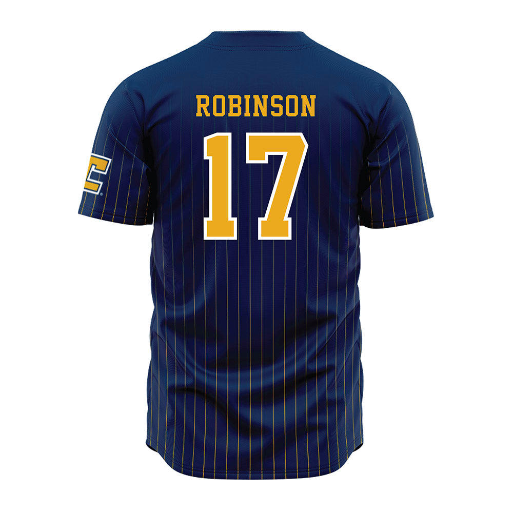 UTC - NCAA Football : LaRawn Robinson - Blue Jersey-1