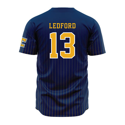 UTC - NCAA Women's Basketball : Lydia Ledford - Blue Jersey-1