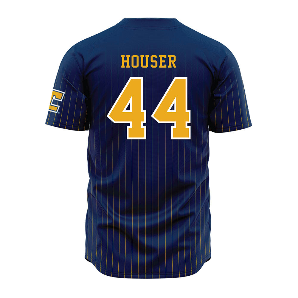 UTC - NCAA Men's Basketball : Tyler Houser - Blue Jersey-1