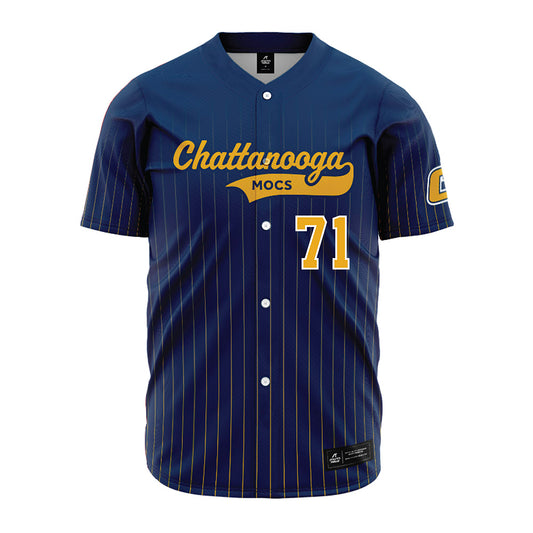 UTC - NCAA Football : Connor Coffman - Blue Jersey-0