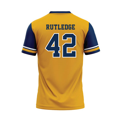 UTC - NCAA Football : Zion Rutledge - Gold Jersey-1