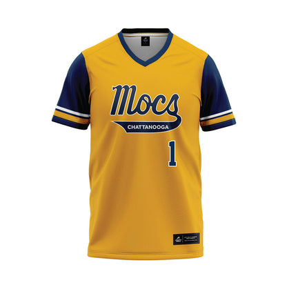 UTC - NCAA Men's Basketball : Matt Hampton - Gold Jersey-0