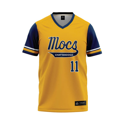 UTC - NCAA Men's Basketball : Billy Smith - Gold Jersey-0