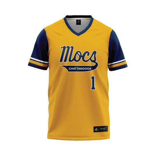 UTC - NCAA Men's Basketball : Brennan Watkins - Gold Jersey-0