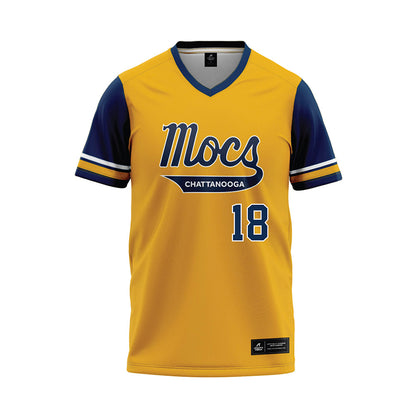 UTC - NCAA Men's Basketball : Yonatan Levy - Gold Jersey-0