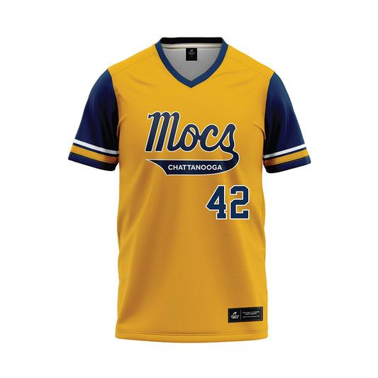 UTC - NCAA Football : Zion Rutledge - Gold Jersey-0