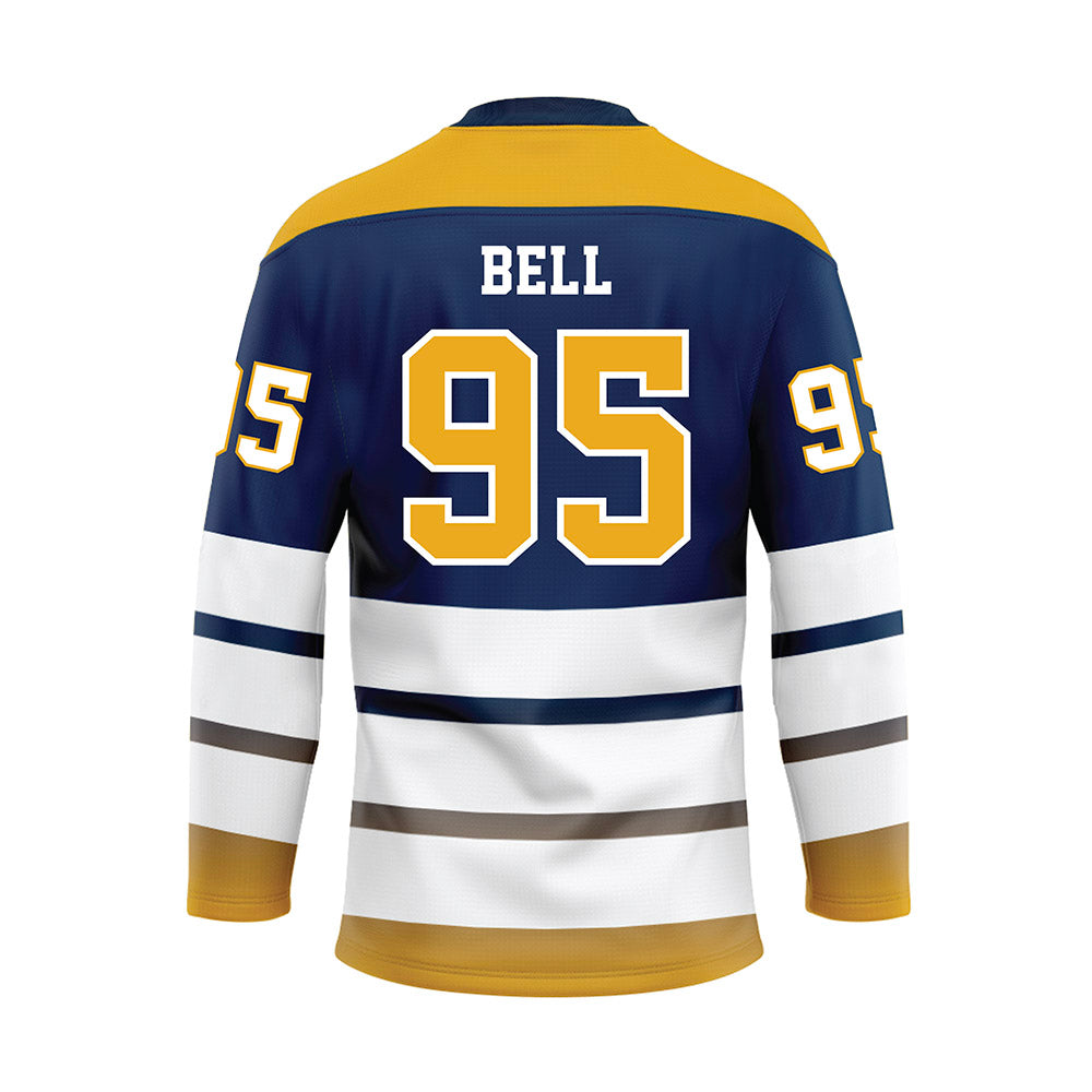 UTC - NCAA Football : Ryan Bell - Blue Hockey Jersey-1