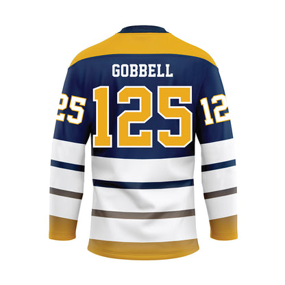 UTC - NCAA Wrestling : Brody Gobbell - Blue Hockey Jersey-1