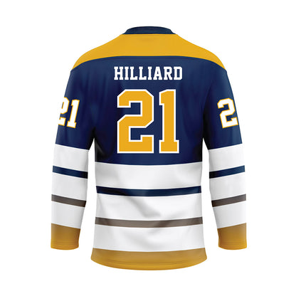 UTC - NCAA Women's Volleyball : Finley Hilliard - Blue Hockey Jersey-1