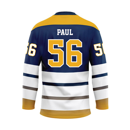 UTC - NCAA Football : Nicholas Paul - Blue Hockey Jersey-1
