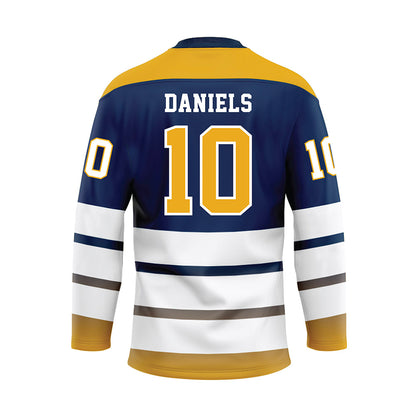 UTC - NCAA Football : Orlando Daniels - Blue Hockey Jersey-1