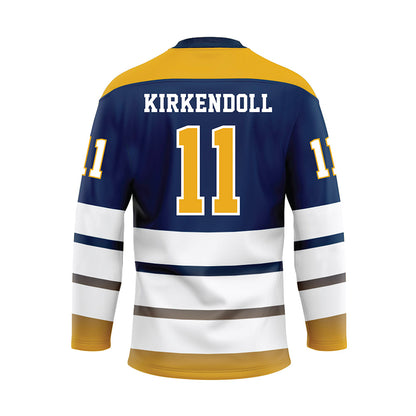 UTC - NCAA Women's Volleyball : Kynli Kirkendoll - Blue Hockey Jersey-1