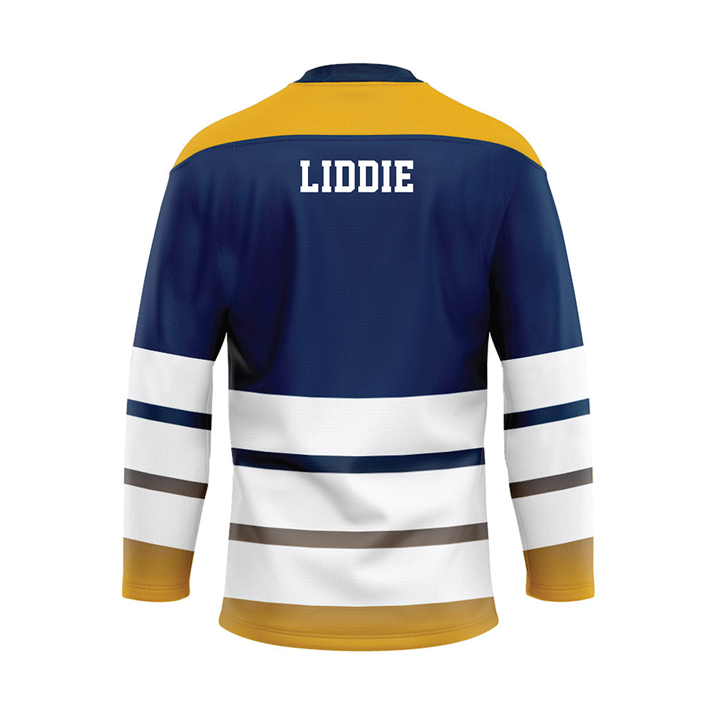 UTC - NCAA Wrestling : cavarius Liddie - Blue Hockey Jersey-1