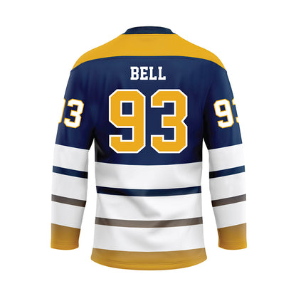UTC - NCAA Football : Mekhi Bell - Blue Hockey Jersey-1