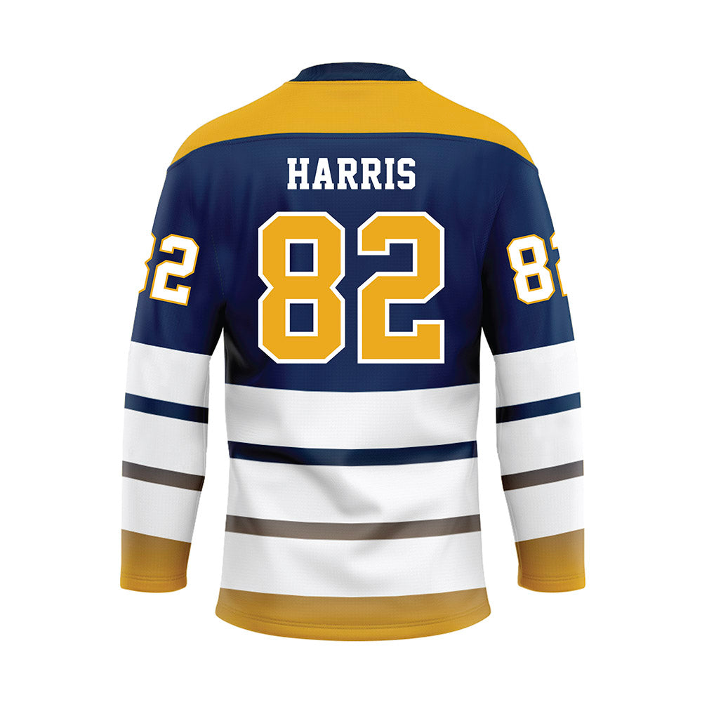 UTC - NCAA Football : KaJuan Harris - Blue Hockey Jersey-1