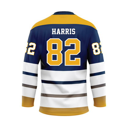 UTC - NCAA Football : KaJuan Harris - Blue Hockey Jersey-1