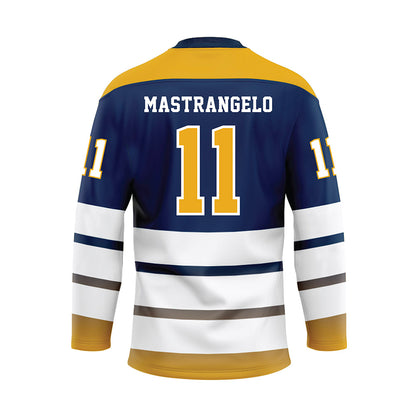 UTC - NCAA Women's Soccer : Carmya Mastrangelo - Blue Hockey Jersey-1