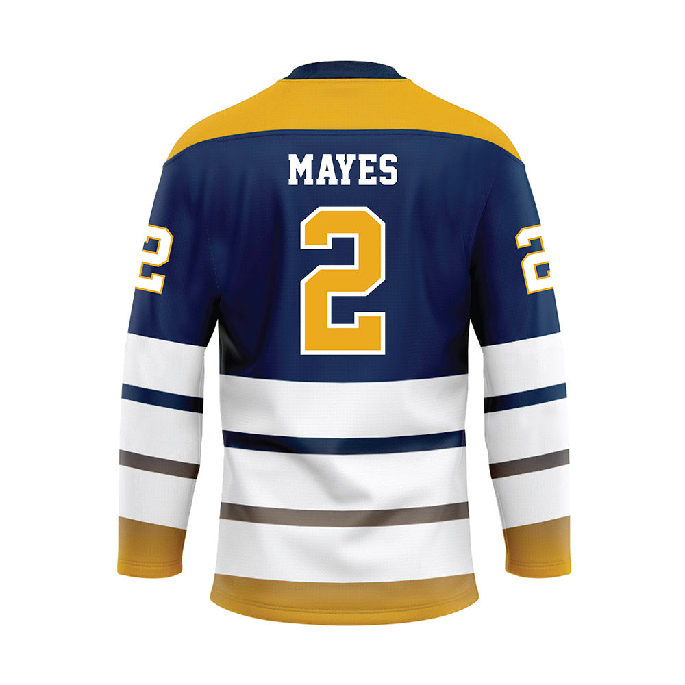 UTC - NCAA Football : Jamoi Mayes - Blue Hockey Jersey-1