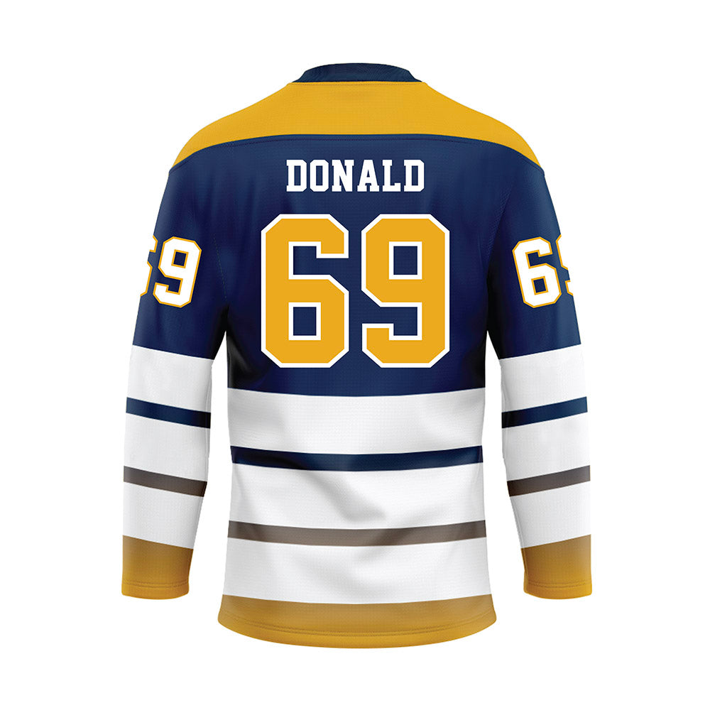 UTC - NCAA Football : Aidan Donald - Blue Hockey Jersey-1
