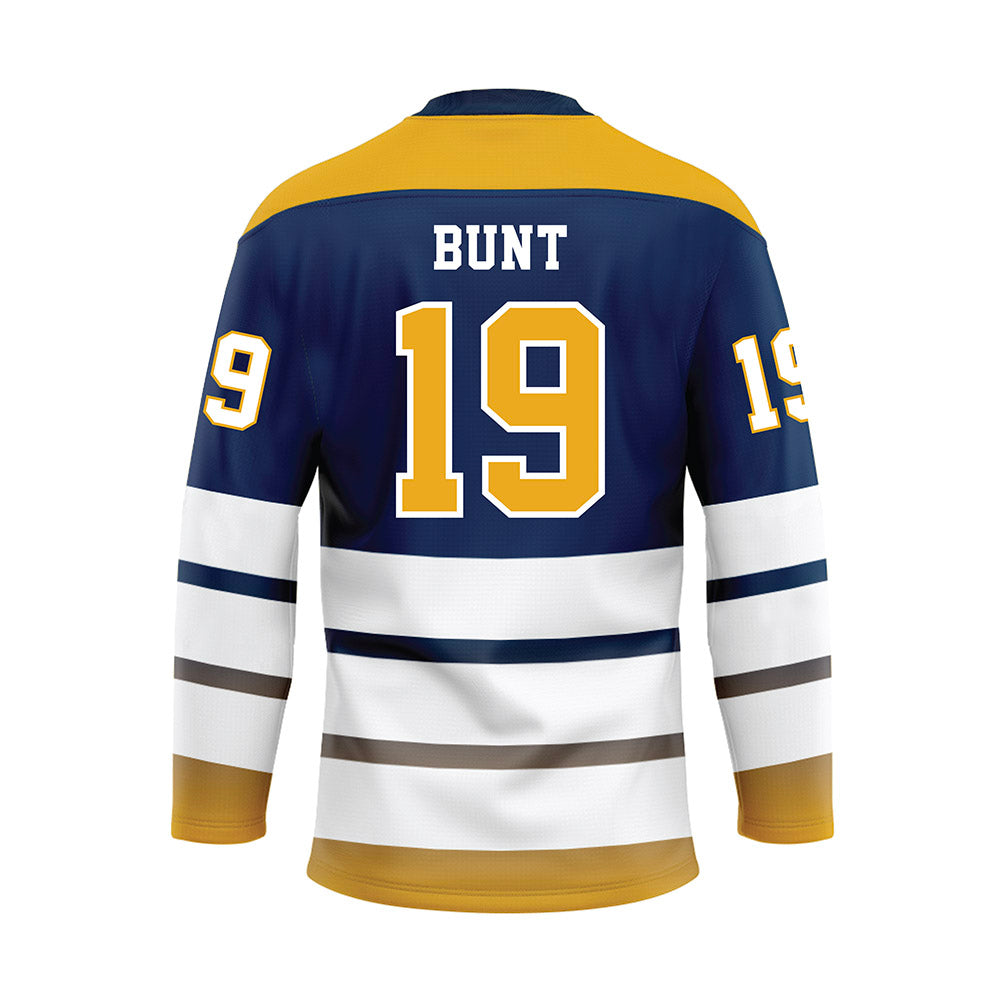 UTC - NCAA Softball : Abi Bunt - Blue Hockey Jersey-1