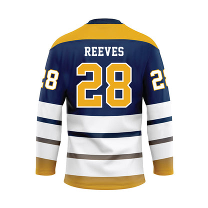 UTC - NCAA Women's Soccer : Emma Reeves - Blue Hockey Jersey-1