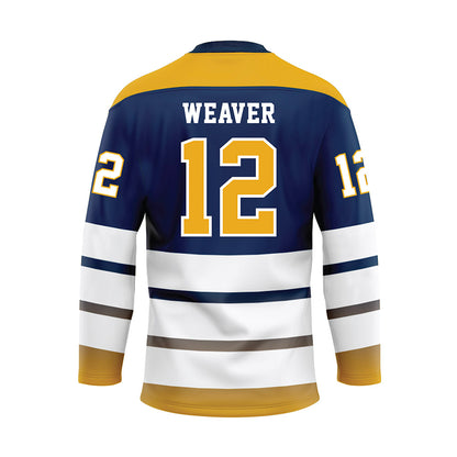 UTC - NCAA Women's Basketball : London Weaver - Blue Hockey Jersey-1