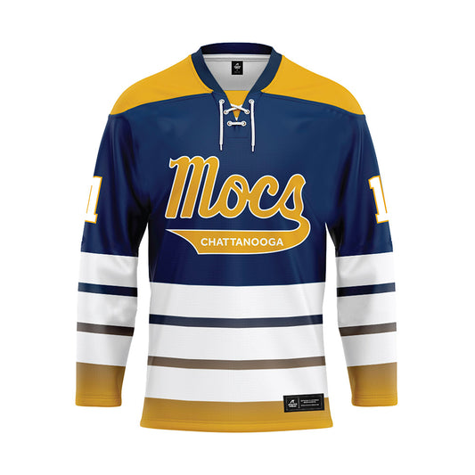UTC - NCAA Football : Jaylen Mosby - Blue Hockey Jersey-0