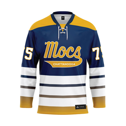 UTC - NCAA Football : Will Brown - Blue Hockey Jersey-0