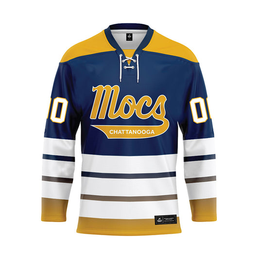 UTC - NCAA Football : Ryan Ingram - Blue Hockey Jersey-0