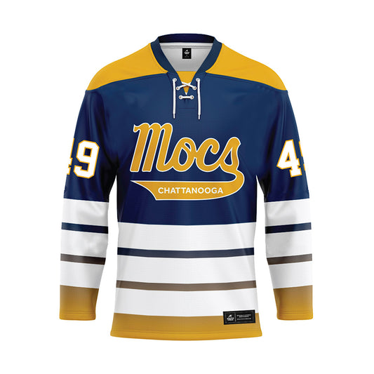 UTC - NCAA Football : Gunnar Clary - Blue Hockey Jersey-0