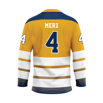 UTC - NCAA Women's Volleyball : Mallory Merz - Gold Hockey Jersey-1