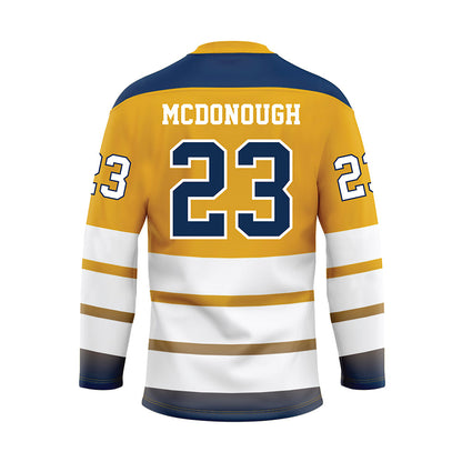 UTC - NCAA Women's Soccer : Ellie McDonough - Gold Hockey Jersey-1
