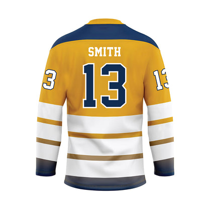 UTC - NCAA Women's Soccer : Mackenzie Smith - Gold Hockey Jersey-1