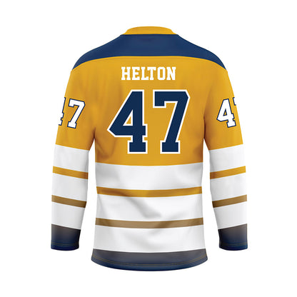 UTC - NCAA Football : Gavin Helton - Gold Hockey Jersey-1