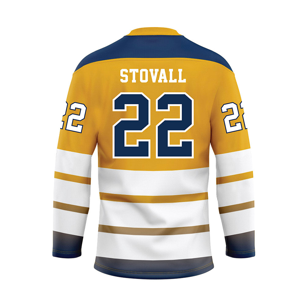 UTC - NCAA Women's Basketball : TaTianna Stovall - Gold Hockey Jersey-1