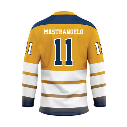 UTC - NCAA Women's Soccer : Carmya Mastrangelo - Gold Hockey Jersey-1