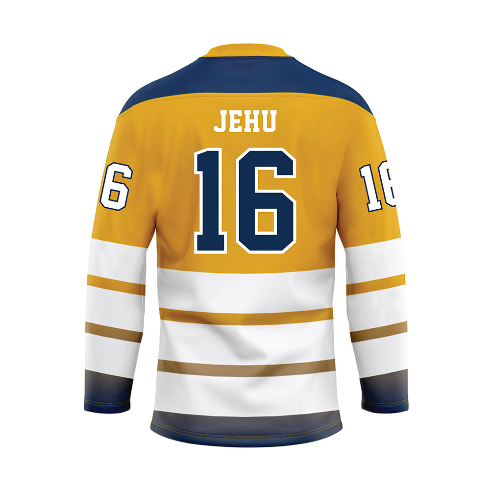 UTC - NCAA Football : Heath Jehu - Gold Hockey Jersey-1