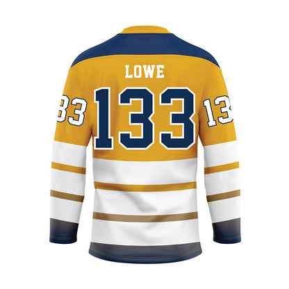 UTC - NCAA Wrestling : Elijah Lowe - Gold Hockey Jersey-1