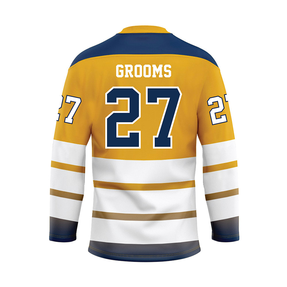 UTC - NCAA Women's Basketball : Gabrielle Grooms - Gold Hockey Jersey-1