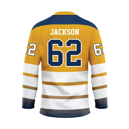 UTC - NCAA Football : Tracy Jackson - Gold Hockey Jersey-1