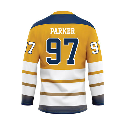 UTC - NCAA Football : Xavier Parker - Gold Hockey Jersey-1