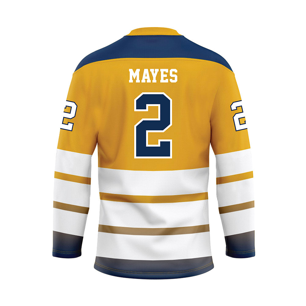 UTC - NCAA Football : Jamoi Mayes - Gold Hockey Jersey-1