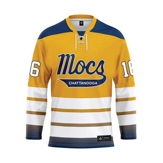 UTC - NCAA Women's Volleyball : Ashley Reynolds - Gold Hockey Jersey-0