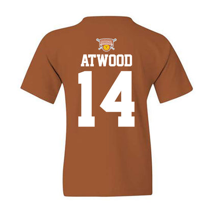 Texas - NCAA Softball : Reese Atwood - NCAA® Classic Shersey Youth T-Shirt-1