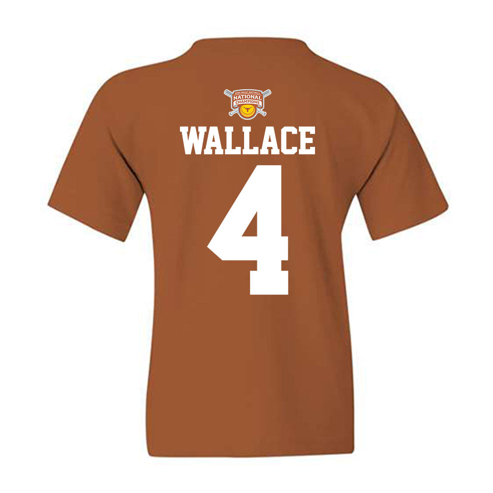Texas - NCAA Softball : Adayah Wallace - NCAA® Classic Shersey Youth T-Shirt-1