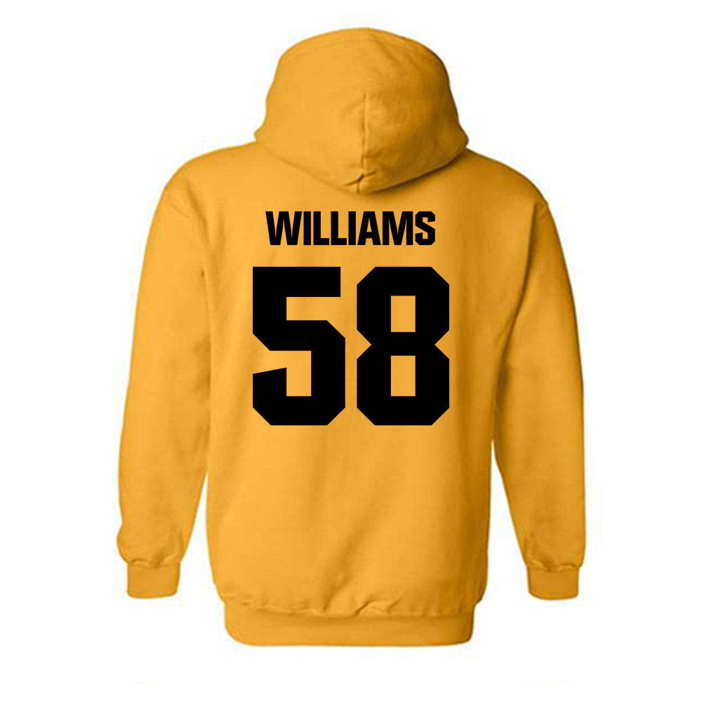 Alabama State - NCAA Football : Christian Williams - Classic Shersey Hooded Sweatshirt-1