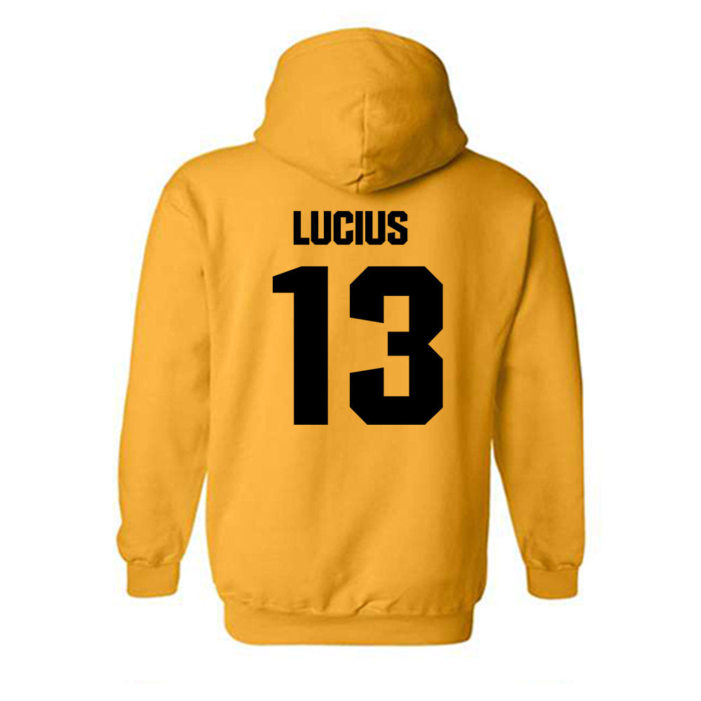 Alabama State - NCAA Football : Corey Lucius - Classic Shersey Hooded Sweatshirt-1