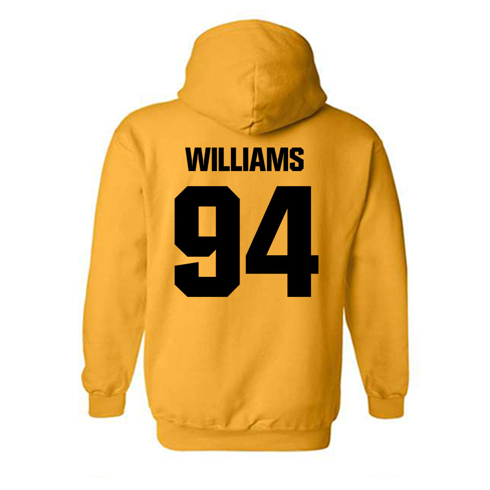 Alabama State - NCAA Football : Christian Williams - Classic Shersey Hooded Sweatshirt-1